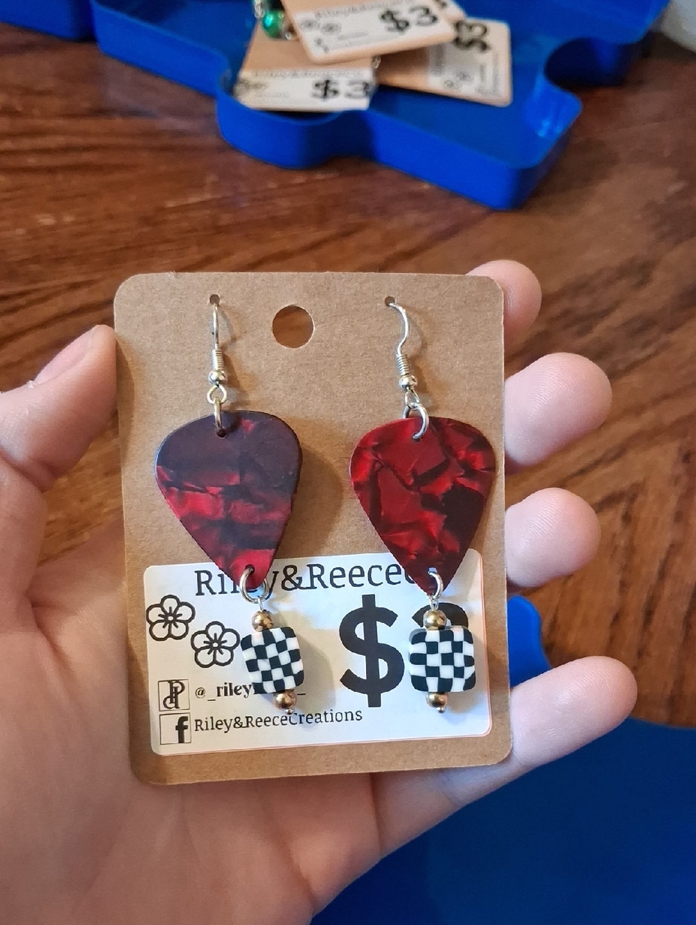 Guitar Earrings!!